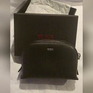 TUMI Sleek Black Cosmetic Pouch